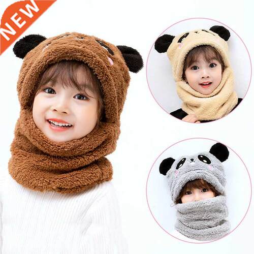 Winter Children Hat Plus Fleece Kids Caps Cartoon Hat For Gi