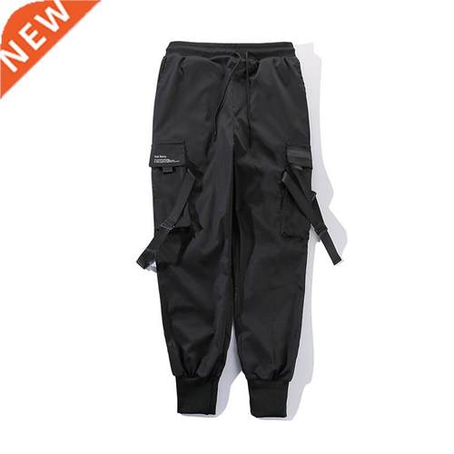 Spring Autumn Men's Joggers Pant Fashion Techwear Casual Pan