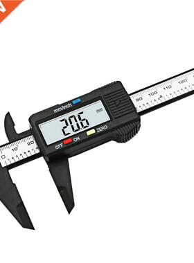 150mm 6inch LCD Digital Electronic Carbon Fiber Vernier Cal