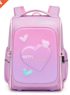 New 3D Cute Orthopedic School Bag For Girls Boys Cartoon Din