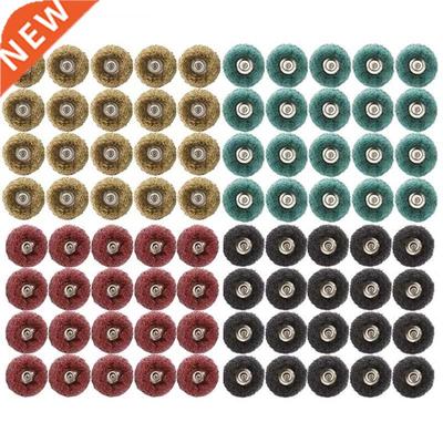 80 Pcs 1 Inch Abrasive Wheel Buffing Polishing Wheel Grindin