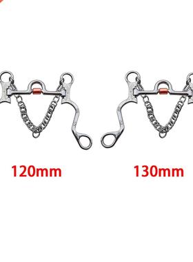 Horse Bit Copper Mouth Copper Roller with Silver Trims