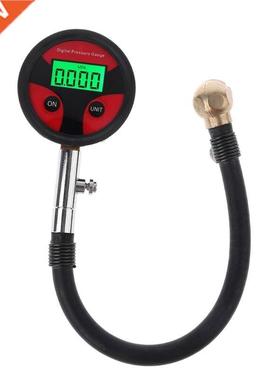 Ball Head Universal Tire LCD Digital Pressure Gauge Instrume