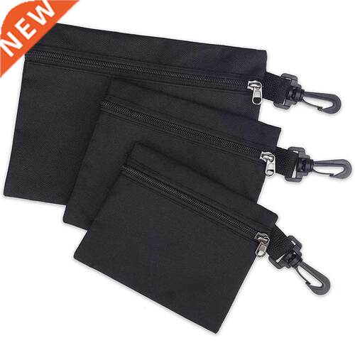 3-Piece Hardware Tool Storage Bag Multi-Function Zipper