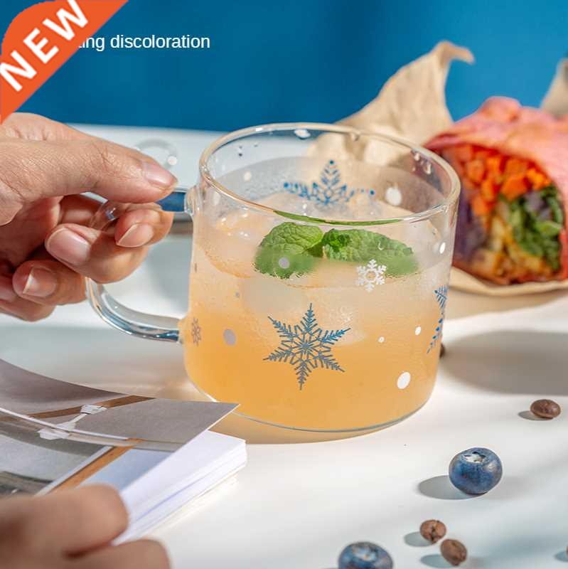 Heat change glass with high boron silicon water cup