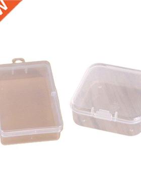 Transparent Plastic Storage Box Clear Square Rectangular Org