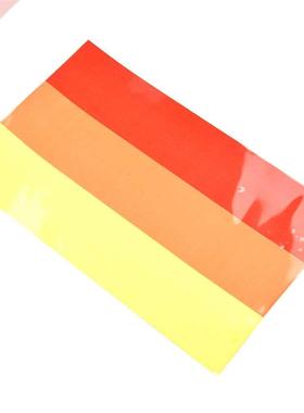 10in Classic Retro Style Tri-Color Stripe Decal Sticker for