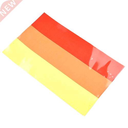 10in Classic Retro Style Tri-Color Stripe Decal Sticker for