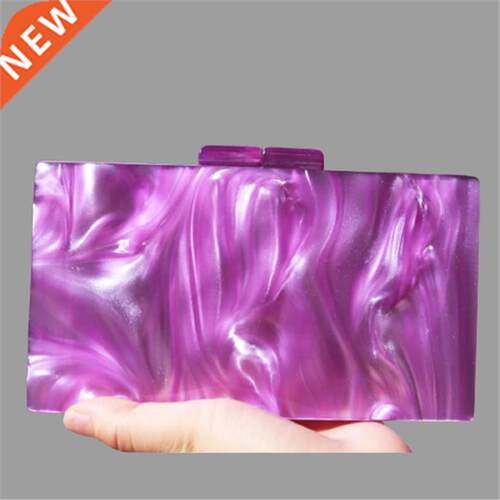 Pearl Purple Mirror Fashion Ladies Evening Bag New Unique Ma