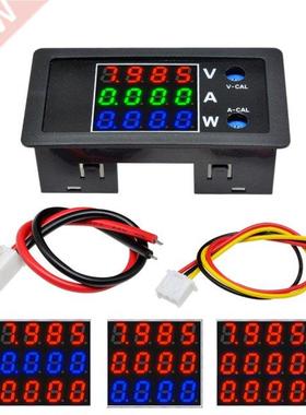 DC 0-100V 10A 1000W 4 Bit LED Digital Voltmeter Ammeter Watt
