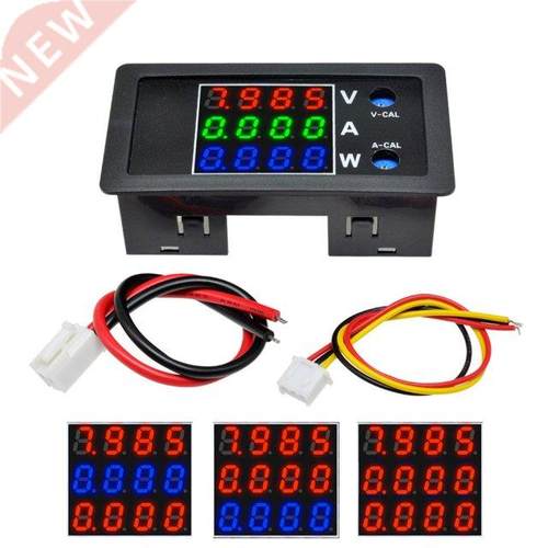 DC 0-100V 10A 1000W 4 Bit LED Digital Voltmeter Ammeter Watt