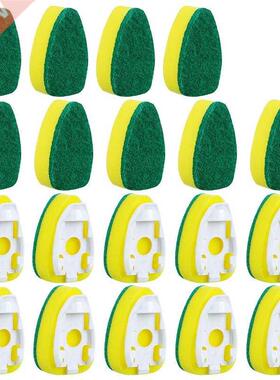 18 Pieces Dish Wand Refills Replacement Sponge Heads Scourin