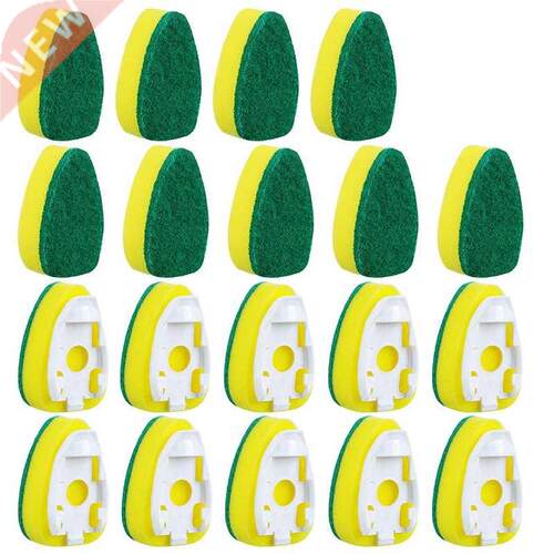 18 Pieces Dish Wand Refills Replacement Sponge Heads Scourin