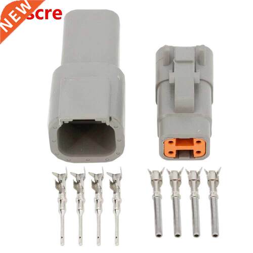 DTM 4 Pin Automotive connector Waterproof plug Sheath with t