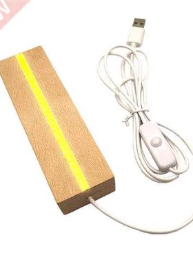 USB Cable For Acrylic Art Freestanding Ornament Rectangle