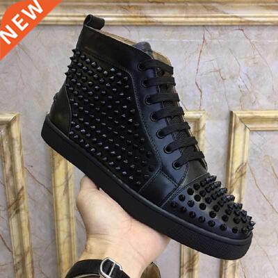 Men Trainers Brand Sneakers Tennis Spike High-top Large Size