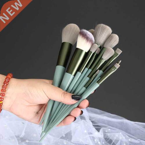 13 PCS Makeup Brush Set Women Cosmetic Powder Eye Shadow Fou