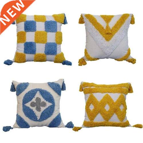 Morocco Decorative Pillow Cover Tufted Cushion Pillow Case