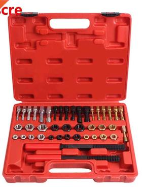 42Pcs Rethread ir Tools Kit etric File Thread File UNF/