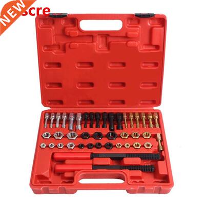 42Pcs Rethread ir Tools Kit etric File Thread File UNF/