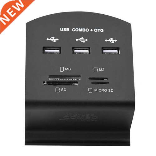 Flat support type USB2.0 combo HUB OTG multi-card reader Com