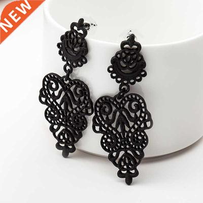 Stud Earrings Bohemian Openwork Pattern Earrings For Women B