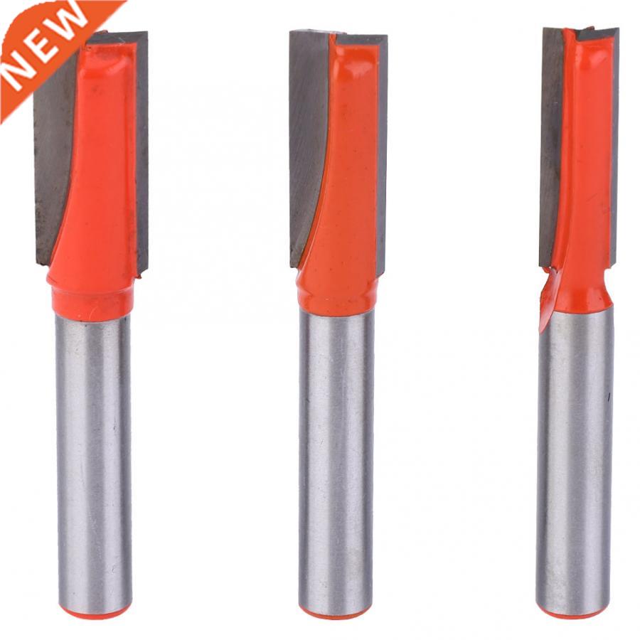end mill carbide 3 Pcs 1/4in Router Bit Bottom Cleaning Groo