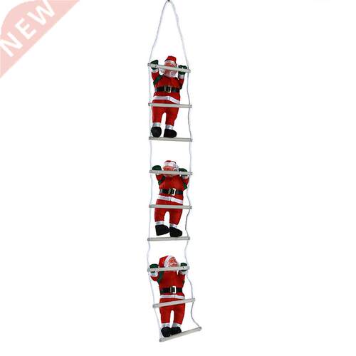 Santa Claus Climbing Ladder Santa Claus Doll Christmas Tree