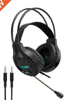 PC Hedphones With Mic RGB Gming Hedset USB Hedset With