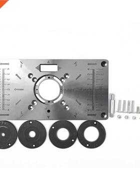 KKMOON Router Table Insert Plate Woodworking Benches Alumini