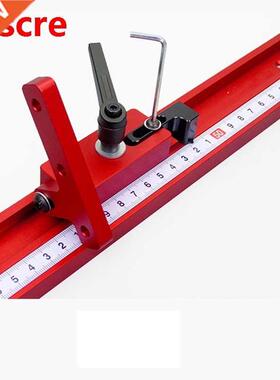 Flip Stop Aluminium Miter T-Track Stop with Adjustable Scale