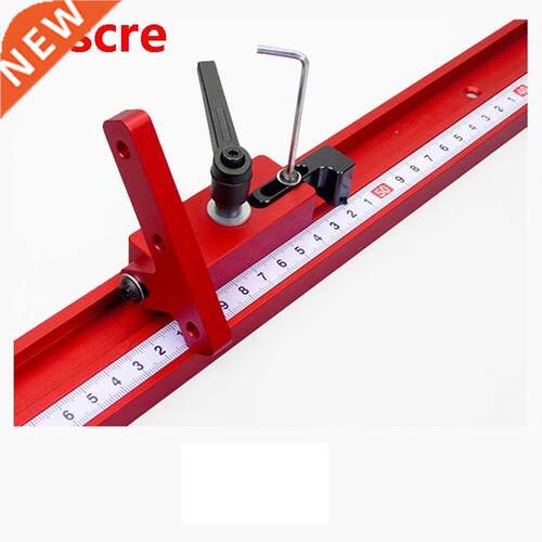 Flip Stop Aluminium Miter T-Track Stop with Adjustable Scale