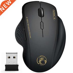Wireless Mouse Ergonomic Computer Mouse PC Optical Mause wit
