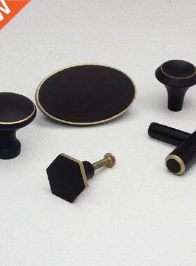 Black Pure Copper Solid Handle odern and Siple Nordic