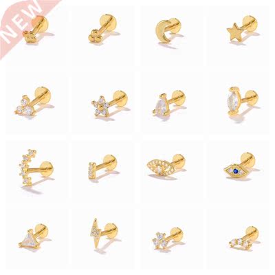 CANNER 925 Sterling Silver Stud Earrings for Women Cubic Zir