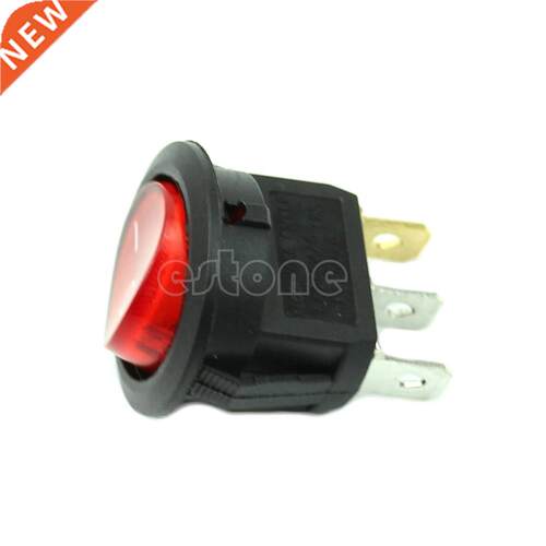 5PCs Light ON-OFF SPST Round Button Dot Boat Car Auto Rocker