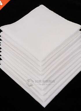 10pcs 100% Cotton White Hndkerchiefs Squre Super Soft Ws