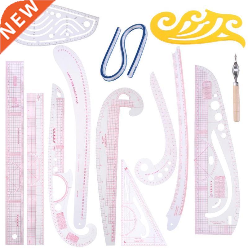 6/9/1pcs/set French Curve Sewing Set Sewing Ruler Multi-fun