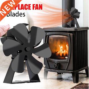 6 Le lack Fireplace Fan Thermal Power Ecological Silent