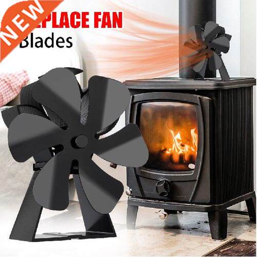 6 Le lack Fireplace Fan Thermal Power Ecological Silent