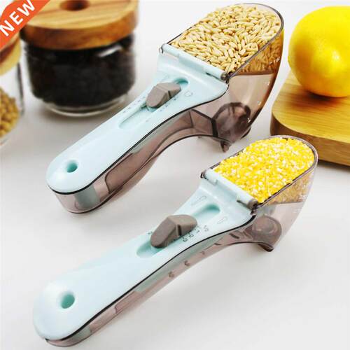 2 Pcs Adjustable Measuring Spoons With Box Multifunctional