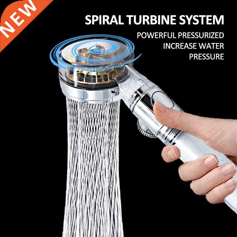 Shower Head High Pressure with Fan and Filter Water Pressure
