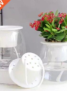 Self Wtering Plnter Pots PET Mini Round Design Succulent