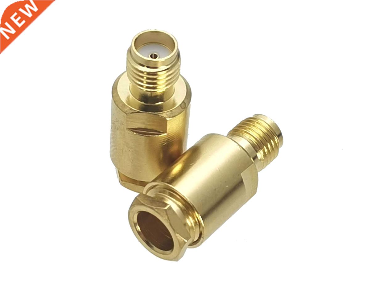 1Pcs Connector SMA Female jack clamp RG58 RG142 LMR195 RG400