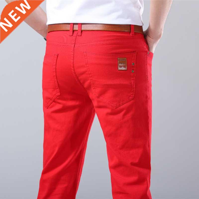 Classic Style Men's Jeans Fashion Business Casual Straight S