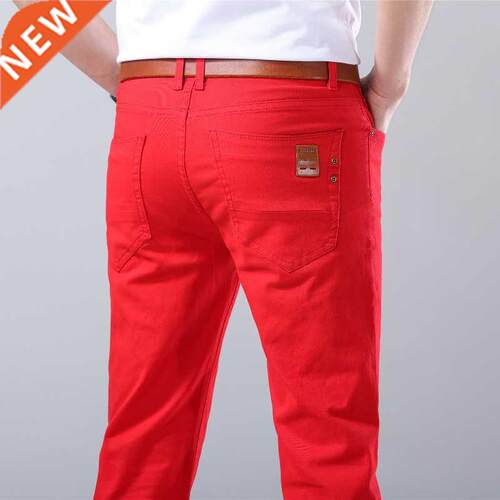 Classic Style Men's Jeans Fashion Business Casual Straight S