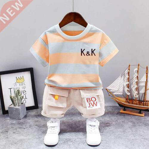 Boys' Summer suit 2022 New Baby Children's summer clothes ba