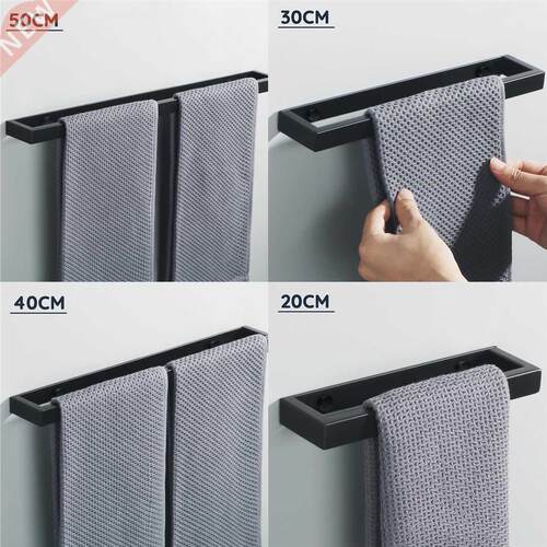 20/0/40/50cm Towel Holder Towel Rack Bathroom Towel Hanger