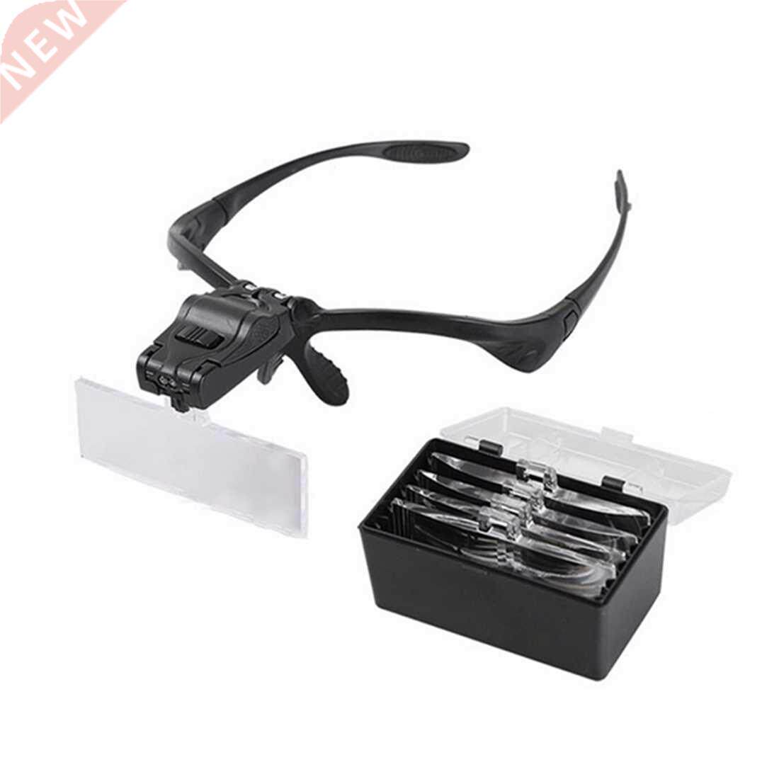 Loupe Magnifying Glasses Eyewear Illuminated Magnifier With