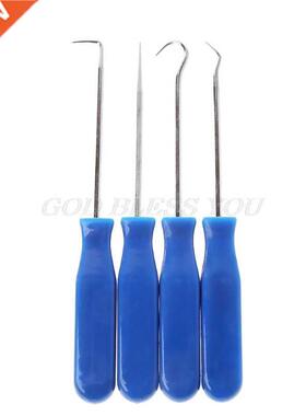 4Pcs Car Pick and Hook Set O Ring Oil Seal Gasket Puller Rem